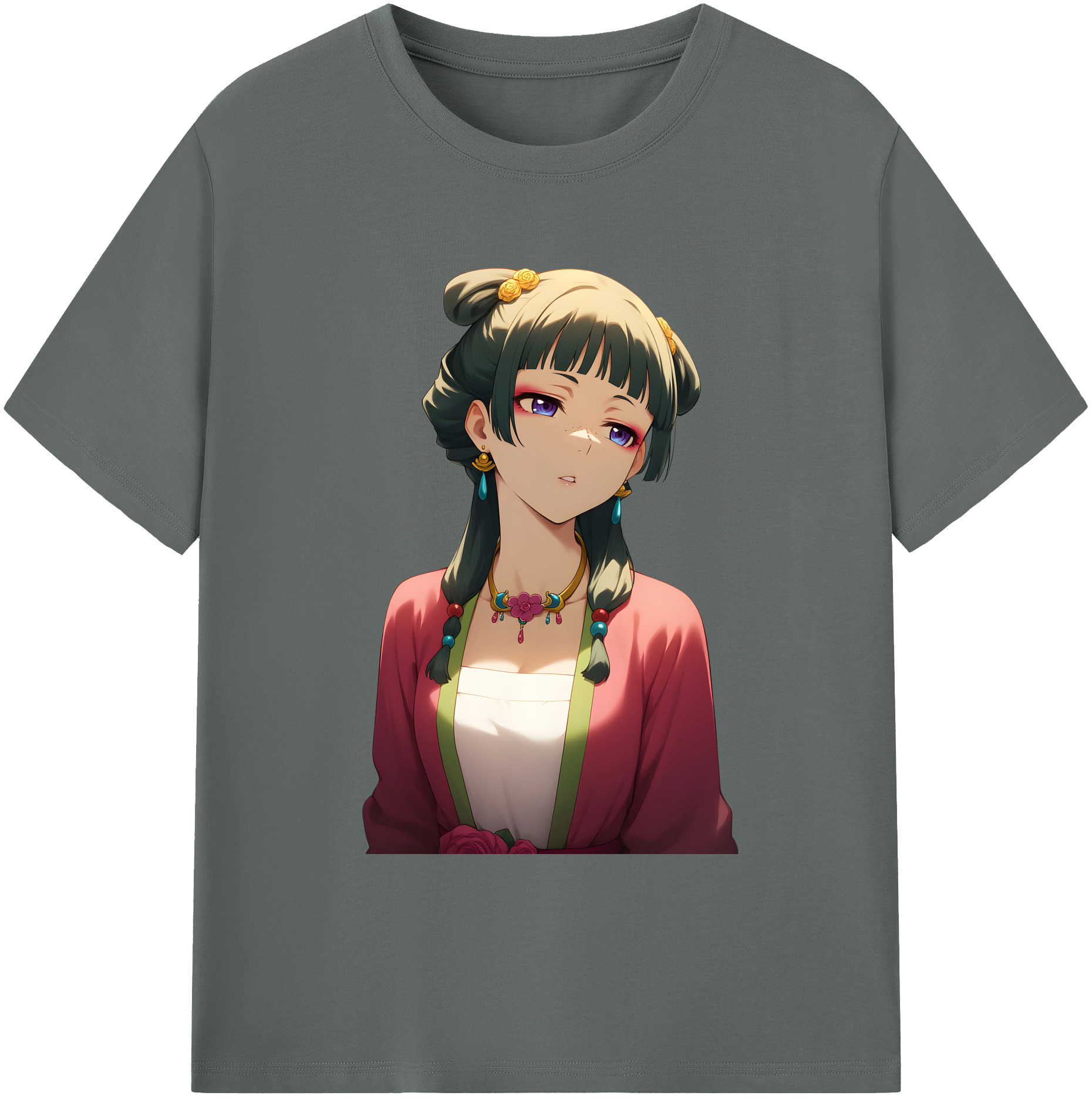 （画像用） 薬屋のひとりごと The Apothecary Diaries 綿100％ メンズ半袖Tシャツ｜肌触りやわらか＆通気性